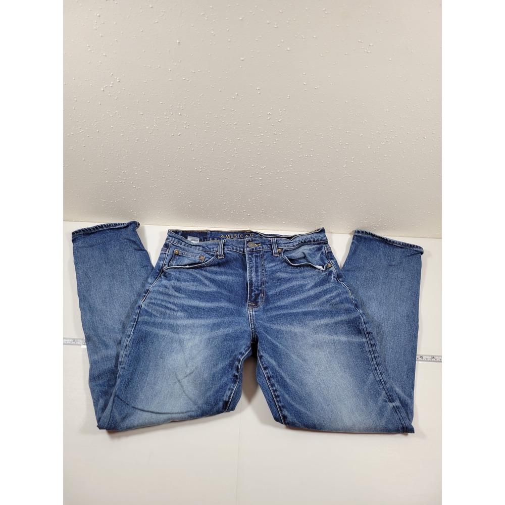 American Eagle Baggy Jeans Mens 32x32 Blue Excellent Ne(x)t Level Flex Denim